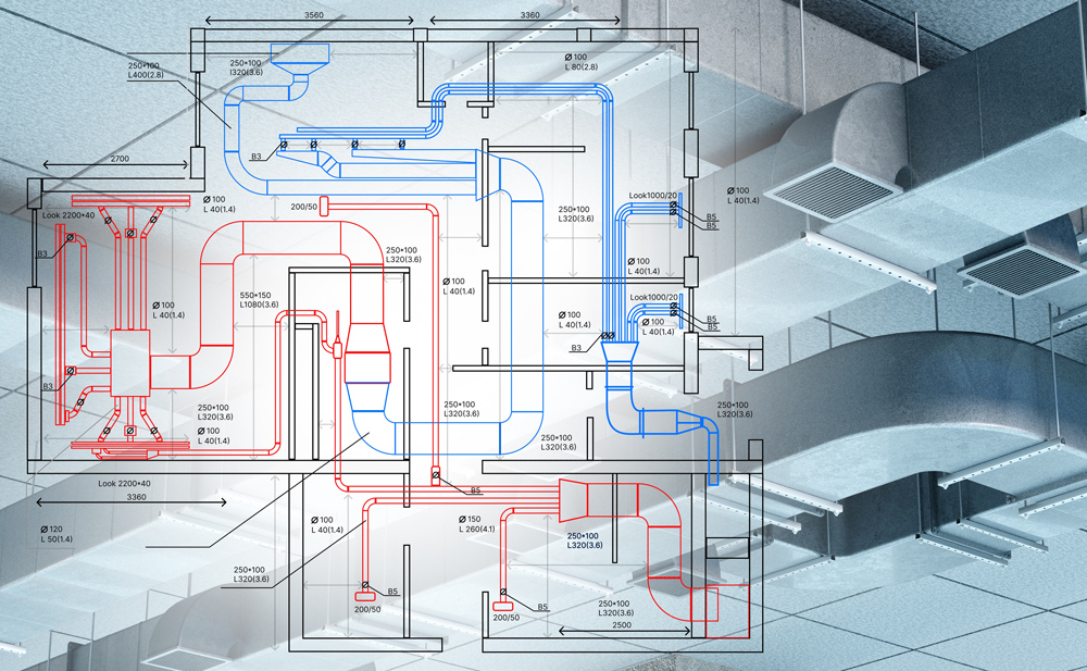 Blueprint/Mapping of Air Duct System